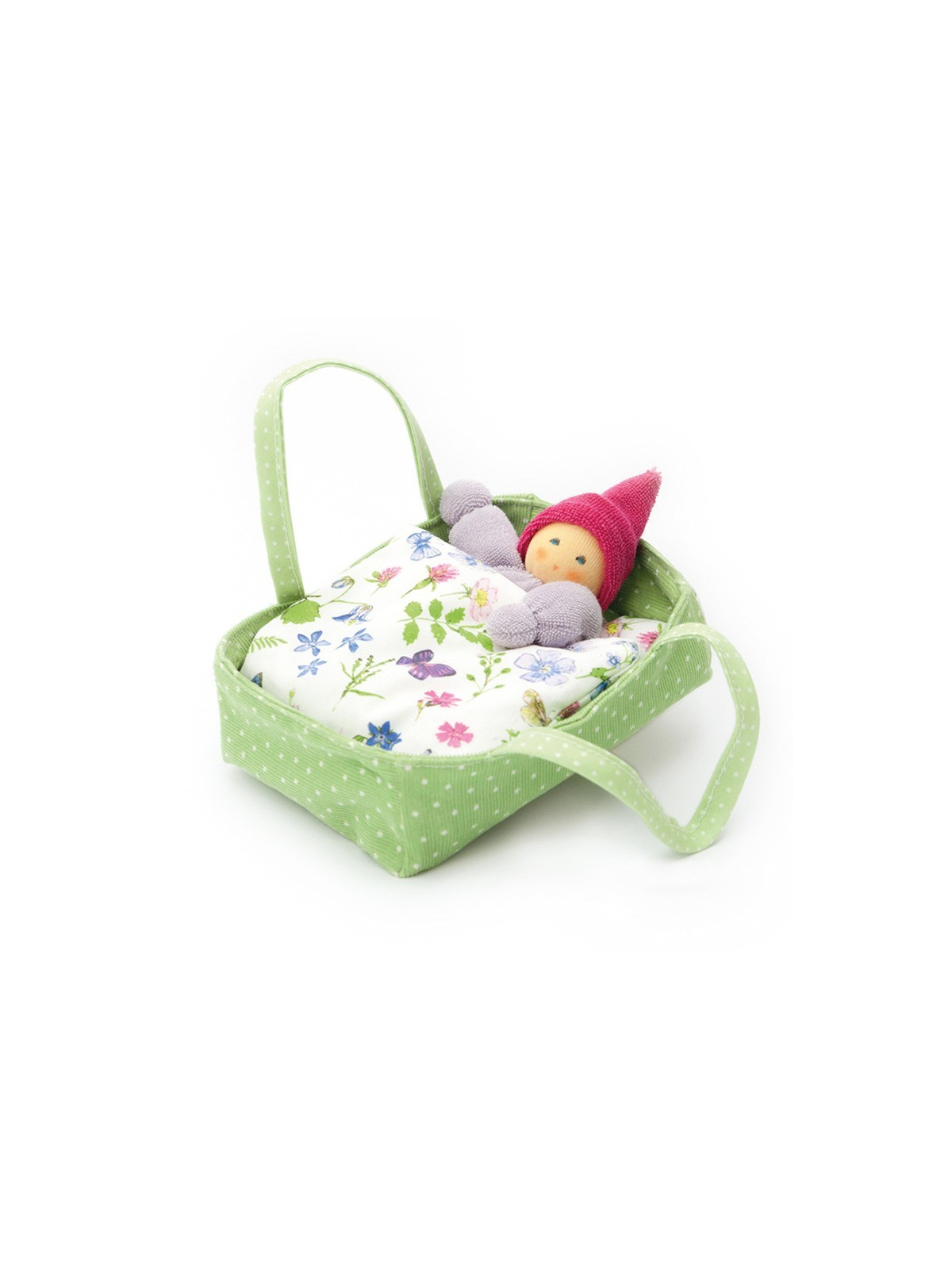 Nanchen Natur - Bio Baby Schmusepuppe "Schwimmschweinchen Sven" 43cm