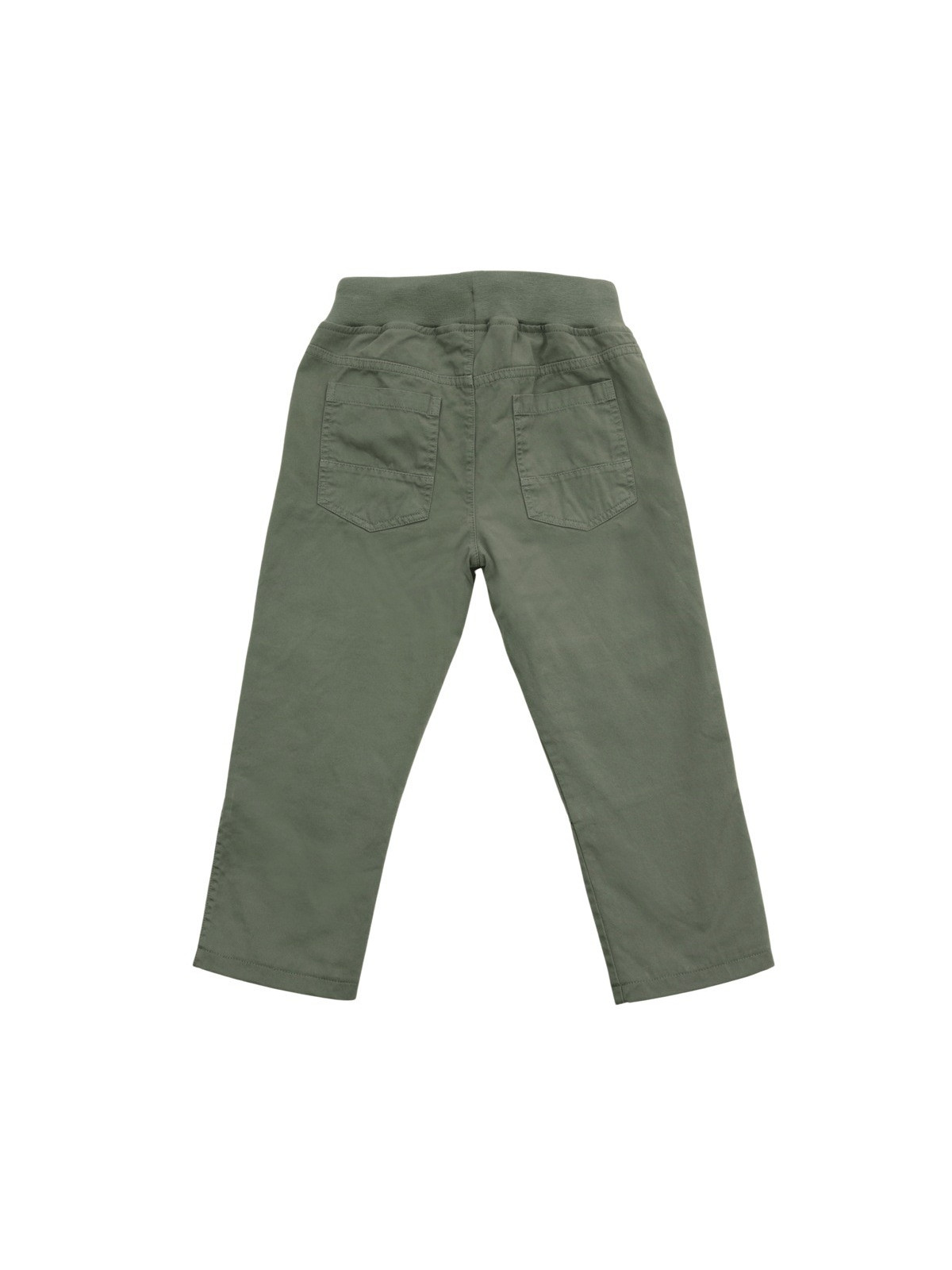 Enfant Terrible - Bio Kinder Stoffhose mit gedoppeltem Knie und Softbund, grün