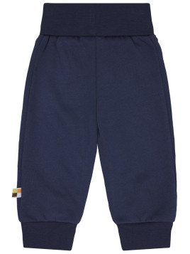 loud + proud - Bio Kinder Sweathose mit Nabelbund, marine