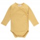 People Wear Organic - Bio Baby Wickelbody mit Punkten, gelb