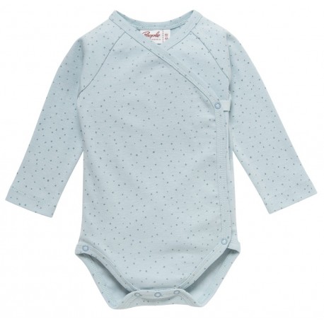 People Wear Organic - Bio Baby Wickelbody mit Punkten, mint