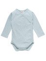 People Wear Organic - Bio Baby Wickelbody mit Punkten, mint