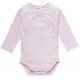 People Wear Organic - Bio Baby Wickelbody mit Punkten, rosa