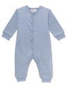 People Wear Organic - Bio Baby Strampler mit Punkten, blau