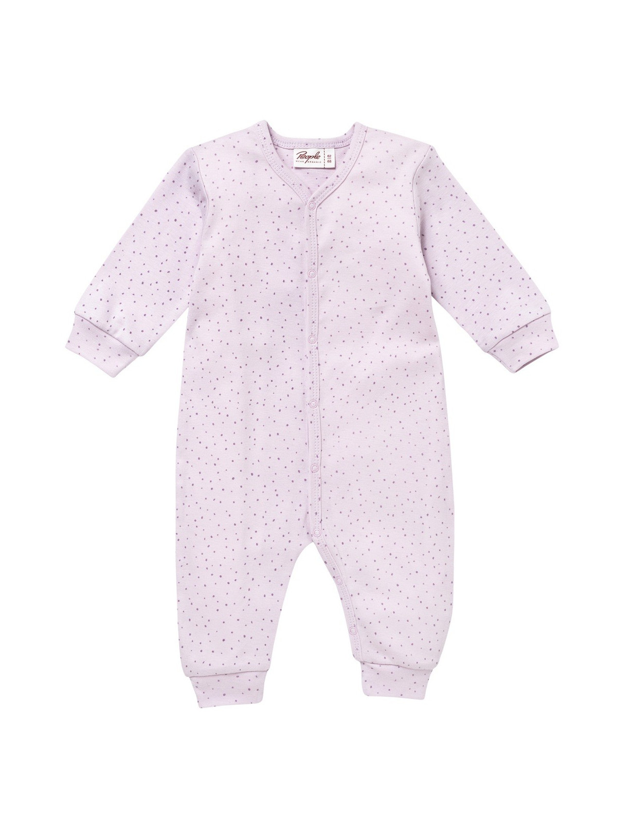 People Wear Organic - Bio Baby Strampler mit Punkten, rosa
