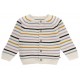 People Wear Organic - Bio Baby Strickjacke mit Streifen, bunt