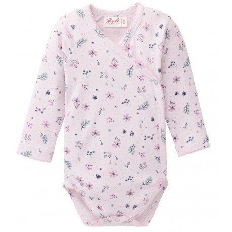 People Wear Organic - Bio Baby Wickelbody mit Herbstbeeren-Allover