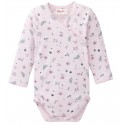 People Wear Organic - Bio Baby Wickelbody mit Herbstbeeren-Allover