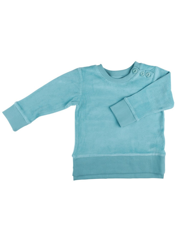 Pigeon - Bio Kinder Nicki Sweatshirt, hellblau