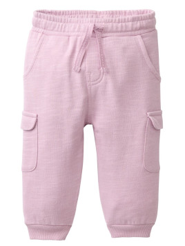 People Wear Organic - Bio Baby Cargo Sweathose mit Taschen, rosa