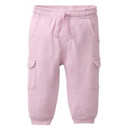 People Wear Organic - Bio Baby Cargo Sweathose mit Taschen, rosa