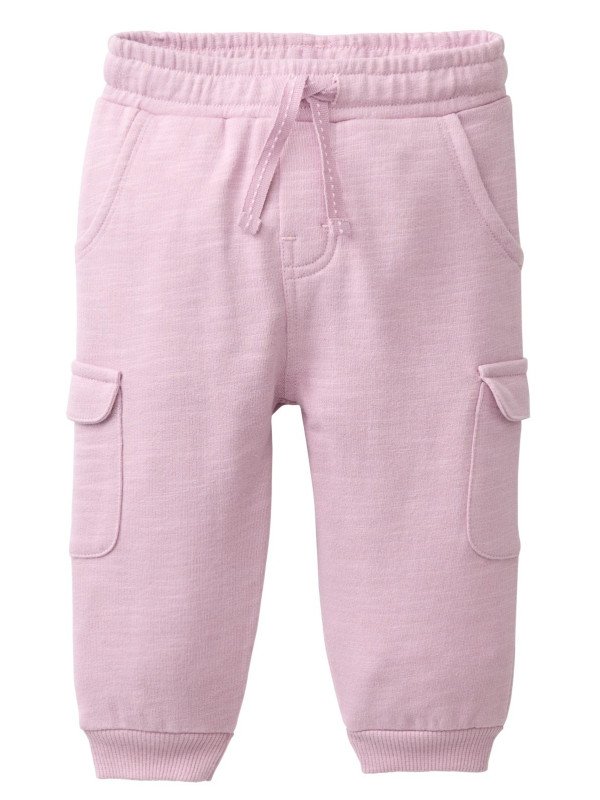 People Wear Organic - Bio Baby Cargo Sweathose mit Taschen, rosa