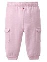 People Wear Organic - Bio Baby Cargo Sweathose mit Taschen, rosa