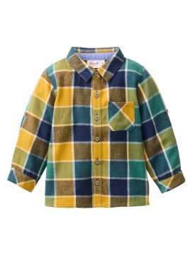 People Wear Organic - Bio Baby Flanell Hemd mit Karos