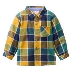 People Wear Organic - Bio Baby Flanell Hemd mit Karos