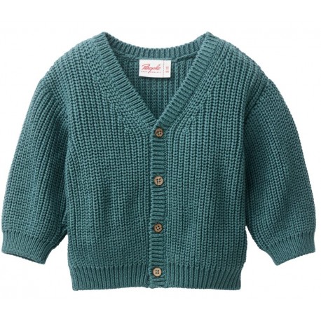 People Wear Organic - Bio Baby Strickjacke, eukalyptus
