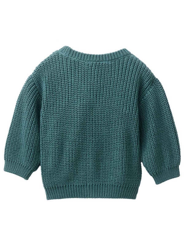 People Wear Organic - Bio Baby Strickjacke, eukalyptus