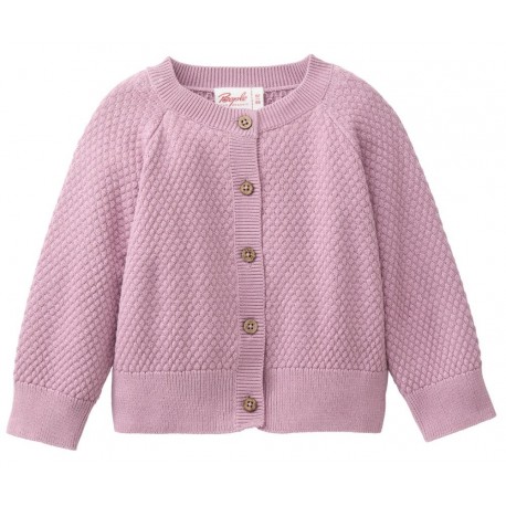 People Wear Organic - Bio Baby Strickjacke, malve
