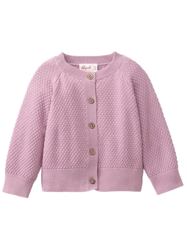 People Wear Organic - Bio Baby Strickjacke, malve
