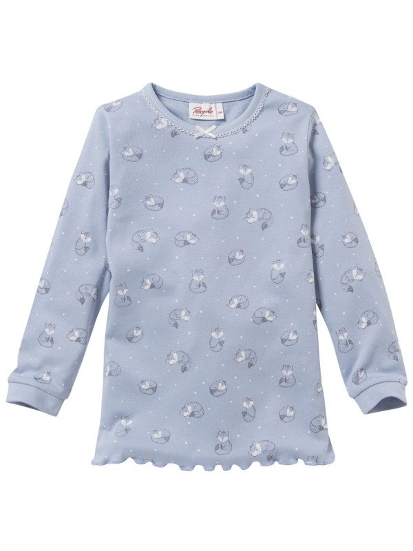 People Wear Organic - Bio Kinder Schlafanzug mit Fuchs-Allover