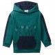 People Wear Organic - Bio Kinder Sweatshirt mit Kapuze und Dino-Druck