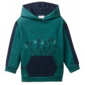 People Wear Organic - Bio Kinder Sweatshirt mit Kapuze und Dino-Druck