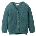 People Wear Organic - Bio Kinder Strickjacke, eukalyptus