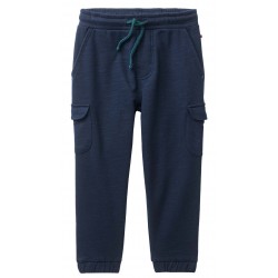 People Wear Organic - Bio Kinder Cargo Sweathose mit Taschen, dunkelblau