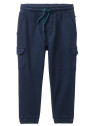 People Wear Organic - Bio Kinder Cargo Sweathose mit Taschen, dunkelblau