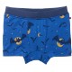 People Wear Organic - Bio Kinder Hipshorts Doppelpack mit Fledermaus-Allover/uni, blau
