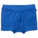 People Wear Organic - Bio Kinder Hipshorts Doppelpack mit Fledermaus-Allover/uni, blau