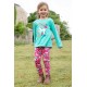 frugi - Bio Kinder Leggings "Libby" mit Pferde-Allover