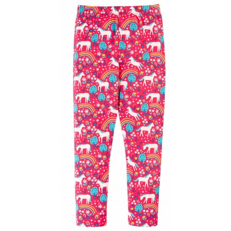 frugi - Bio Kinder Leggings "Libby" mit Pferde-Allover