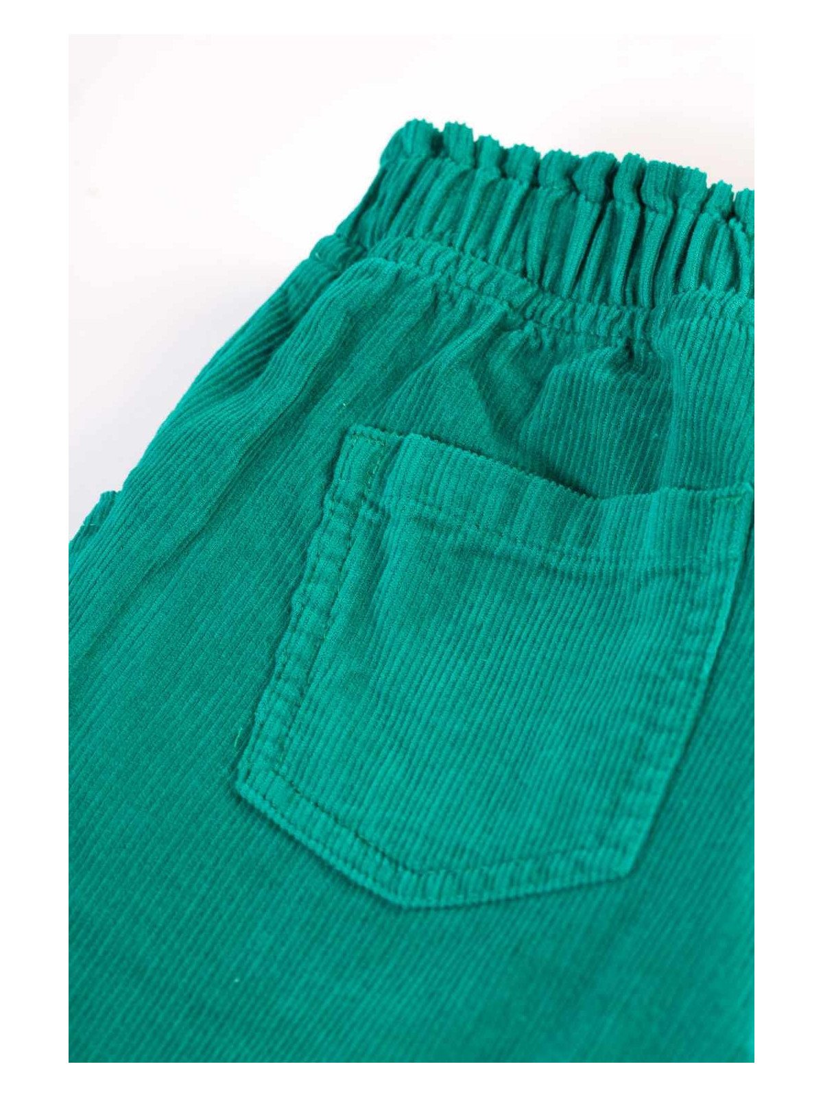 frugi - Bio Kinder Cordhose "Paperbag" mit Blumen-Stickerei
