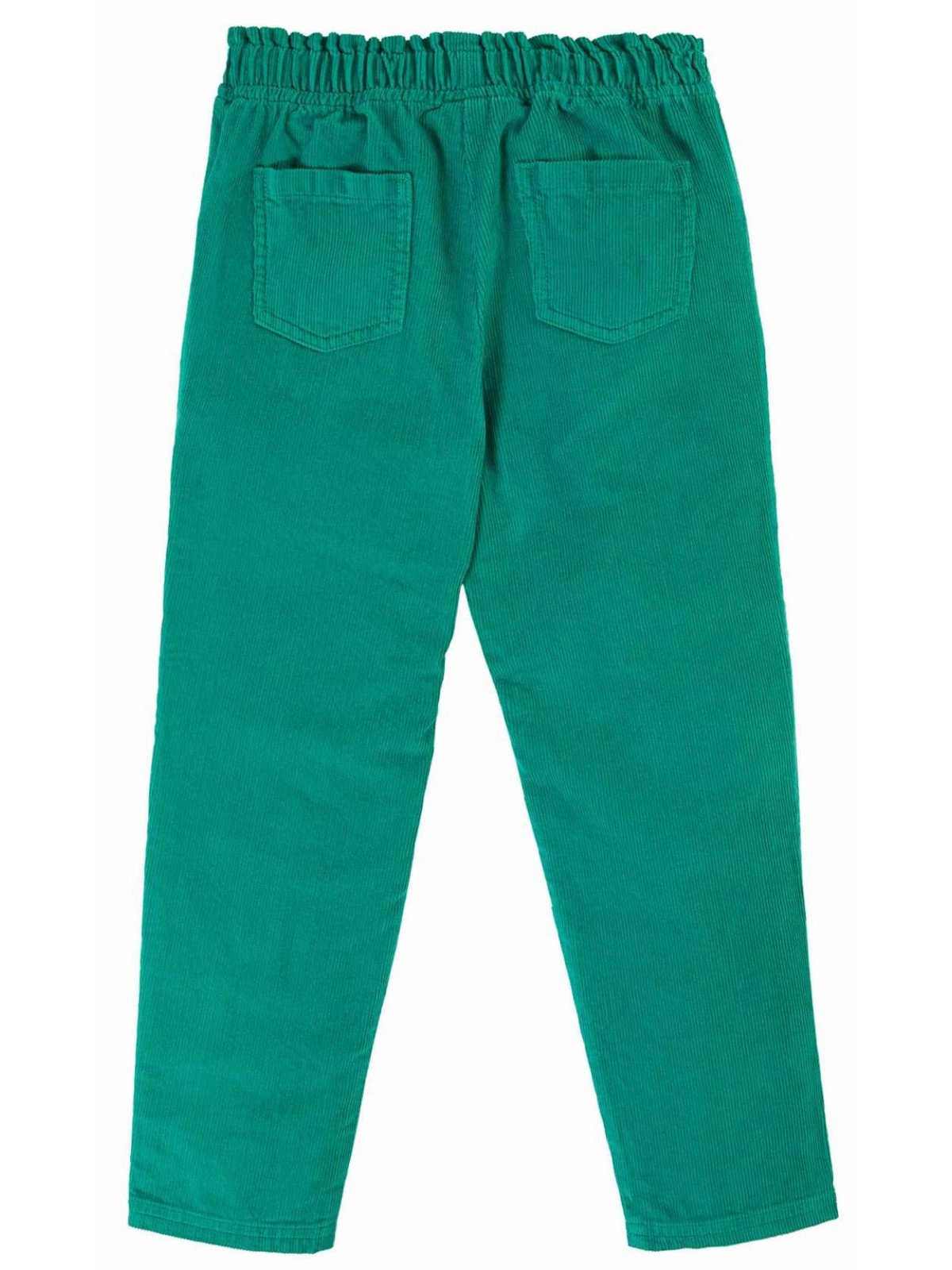 frugi - Bio Kinder Cordhose "Paperbag" mit Blumen-Stickerei