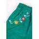 frugi - Bio Kinder Cordhose "Paperbag" mit Blumen-Stickerei
