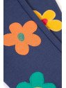 frugi - Bio Kinder Sweathose "Perrin Parsnip" mit Blumen-Applikationen