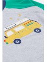 frugi - Bio Kinder Schlafanzug "Jamie Jim Jams" mit Campingbus-Applikation