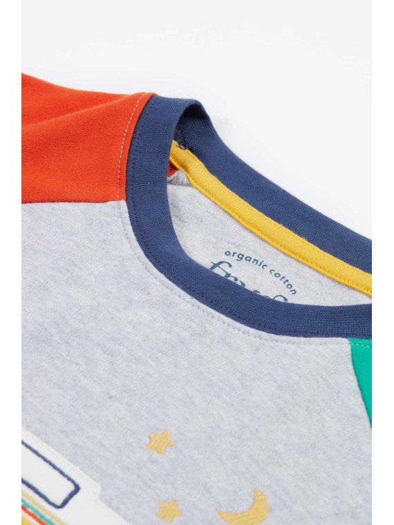 frugi - Bio Kinder Schlafanzug "Jamie Jim Jams" mit Campingbus-Applikation