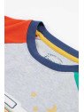 frugi - Bio Kinder Schlafanzug "Jamie Jim Jams" mit Campingbus-Applikation