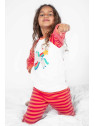 frugi - Bio Kinder Schlafanzug "Jamie Jim Jams" mit Pferde/Regenbogen-Applikation