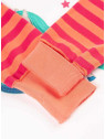 frugi - Bio Kinder Schlafanzug "Jamie Jim Jams" mit Pferde/Regenbogen-Applikation