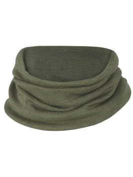 ENGEL - Bio Kinder Schlauchschal 36x21cm, Wolle/Seide, olive