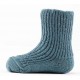 HIRSCH NATUR- Bio Kinder Grobstricksocken , Wolle, petrol