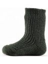 HIRSCH NATUR- Bio Kinder Grobstricksocken , Wolle, tanne