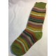 HIRSCH NATUR- Bio Kinder Plüsch Socken gestreift, Wolle, maigrün