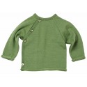 Reiff - Bio Baby Frottee Wickeljacke, Wolle/Seide, apfel