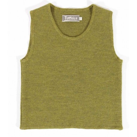 FLOMAX - Bio Kinder Walk Pullunder, farn