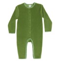Leela Cotton - Bio Baby Nicky Strampler langarm, waldgrün