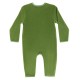 Leela Cotton - Bio Baby Nicky Strampler langarm, waldgrün